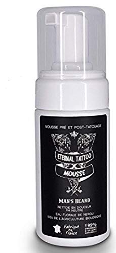 Man's Beard Eternal Tattoo - Espuma limpiadora PH neutro (100 ml)