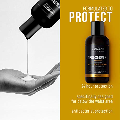 Manscaped Romper el desodorante de bola, el salvavidas de la cosecha, hidratante desodorante bola de Anti rozaduras