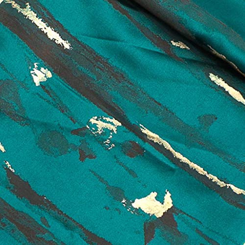 mantel LJF Shops Camino de Mesa Verde Mar Primavera Jacquard Decoración de Mesa Fiesta de Tela 13x82 Pulgadas (33cmX210cm) - Verde Azulado 8.2