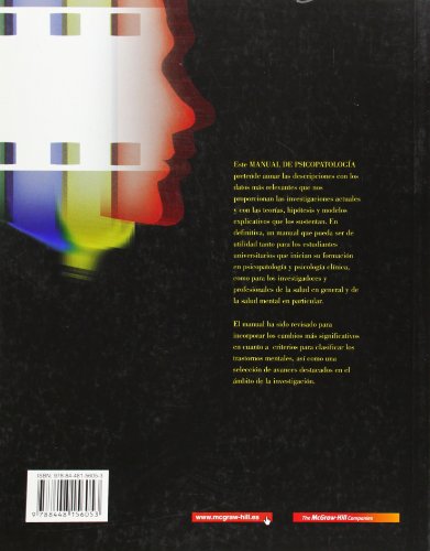 Manual de Psicopatolog{a, Vol. I. Edici}n revisada y actualizada