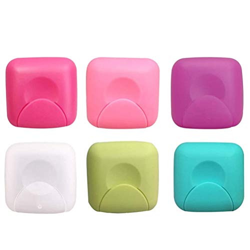 MAOJIE 4pcs Color Aleatorio Tampones Cajas De Almacenamiento PortáTil Mini Mujer Tampones Caja Soporte para Viajes Al Aire Libre