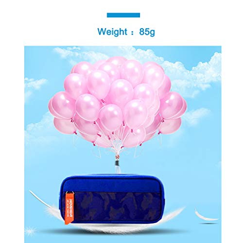 Maomaoyu Estuche de gran capacidad para niños y niñas, con triple bolsillo con cremallera, ligero, resistente al agua, color Camuflaje negro