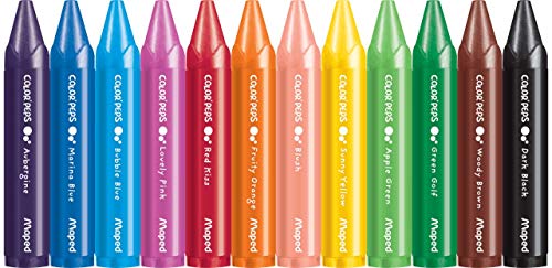 Maped Color' Peps Jumbo, Set de 12 Crayones