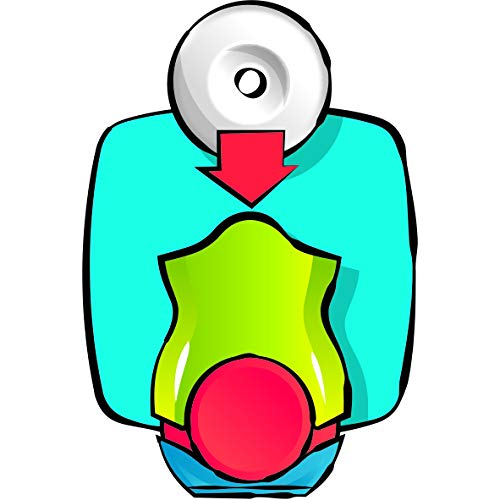 Maped Loopy Duo - Sacapuntas 2 en 1, ideal para estuche, sacapuntas, 1 agujero limpio con tapa y goma giratoria protegida + 1 recambio