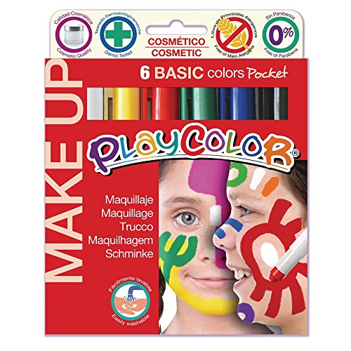 Maquillaje PLAYCOLOR Make UP Basic Pocket de 5 g Caja de 6 Unidades Surtido