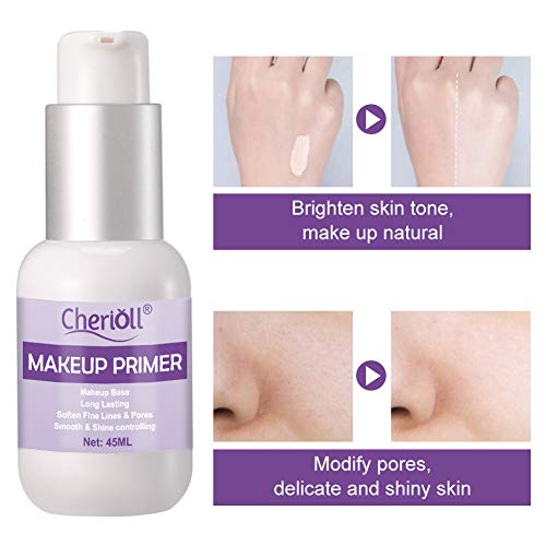 Maquillaje Primer, Pore Primer, Imprimaciones De Larga Duración,Tez Uniforme, Reduce Las Líneas Finas Y Los Poros, Equilibra Tono Piel