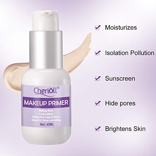 Maquillaje Primer, Pore Primer, Imprimaciones De Larga Duración,Tez Uniforme, Reduce Las Líneas Finas Y Los Poros, Equilibra Tono Piel