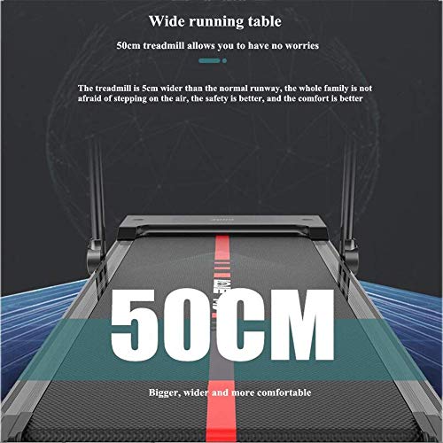 Máquina para correr motorizada ultradelgada y silenciosa, máquinas para caminar de velocidad ajustable y plegables para hacer ejercicio, para la oficina en casa, cinta de correr profesional con parla