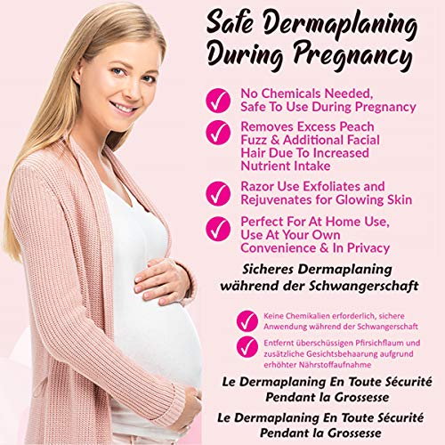 Maquinilla de afeitar facial para mujer, para remover el vello de la cara, exfoliante en el rostro de la mujer