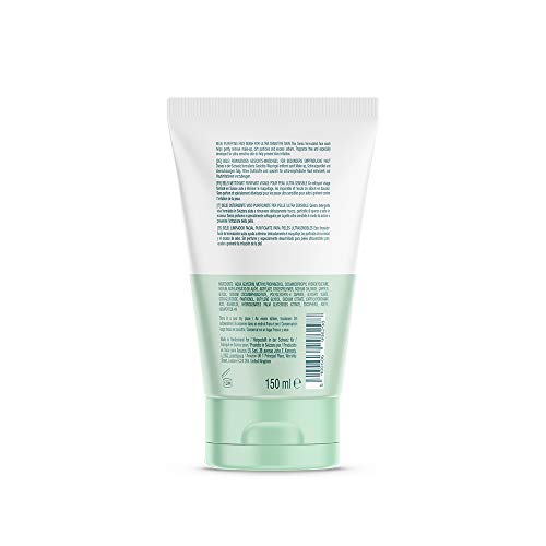 Marca Amazon - Belei Limpiador facial purificante para pieles ultrasensibles, 150 ml