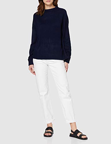Marca Amazon - find. Jersey de Punto para Mujer, Azul (Navy), 40, Label: M
