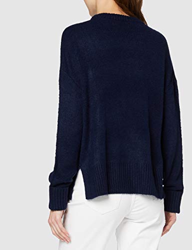 Marca Amazon - find. Jersey de Punto para Mujer, Azul (Navy), 40, Label: M