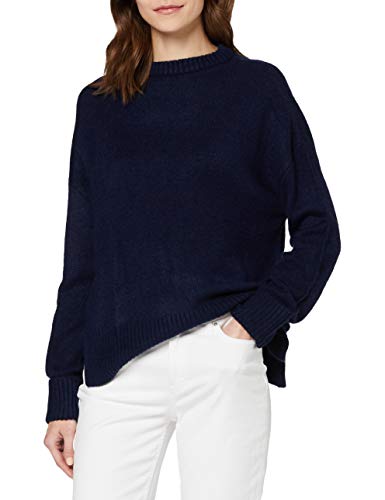 Marca Amazon - find. Jersey de Punto para Mujer, Azul (Navy), 40, Label: M