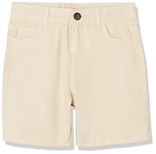 Marca Amazon - RED WAGON Pantalones Cortos Chino para Niños, Beige (Stone), 104, Label:4 Years