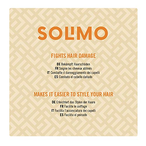 Marca Amazon - Solimo Acondicionador revitalizante para cabello dañado y seco - Paquete de 4 (4 Botellas x 250ml)