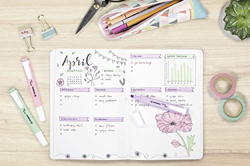 Marcador pastel STABILO swing cool - Estuche con 4 colores