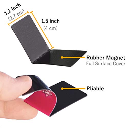 Marcapáginas Chakras Magnéticos, Diseños Originales con Información Sobre Los Chakras y Energía Equilibrada, 2,6 x 4 cm Tamaño Plegado (8 pieza)