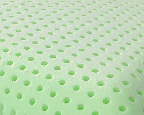 Marcapiuma – Cojín de Memory Bio Doble Aloe Modelo jabón Perforado Alto 14 cm – Almohada Memory Aloe Vera ortopédica Funda Protectora 100% algodón – Dispositivo médico – 100% Made in Italy