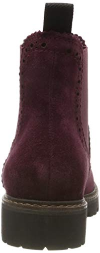 Marco Tozzi 2-2-25817-23, Botas Chelsea para Mujer, Rojo (Bordeaux 549), 39 EU
