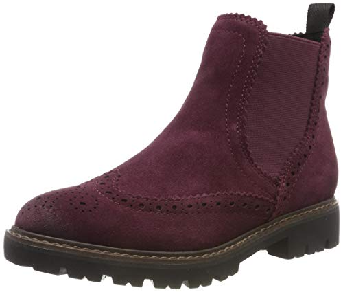 Marco Tozzi 2-2-25817-23, Botas Chelsea para Mujer, Rojo (Bordeaux 549), 39 EU