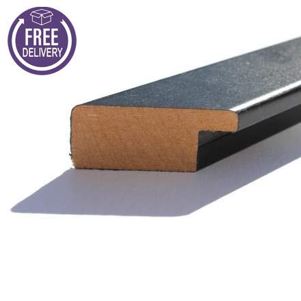 Marcos de madera de 50 x 70 cm, color negro, para póster y para colgar en la pared, frontales acrílicos, marcos de fotos