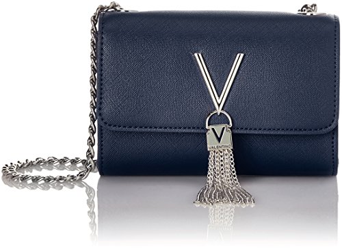 Mario Valentino Divina Sa - Bolso para mujer, 4 x 11,5 x 17 cm, color Azul, talla 4x11.5x17 cm (B x H x T)