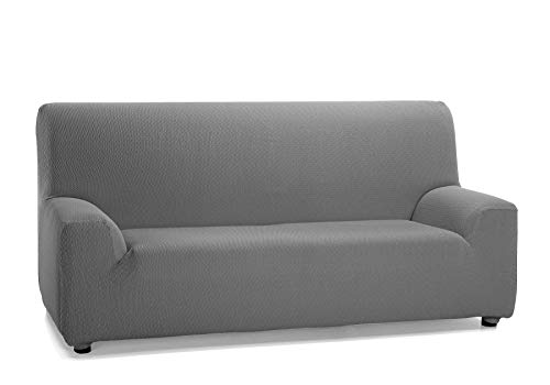Martina Home Tunez - Funda elástica para sofá, Gris, 2 Plazas (120-190 cm)