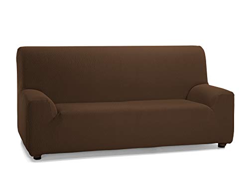 Martina Home Tunez - Funda elástica para sofá, Marrón, 4 Plazas (240-270 cm)