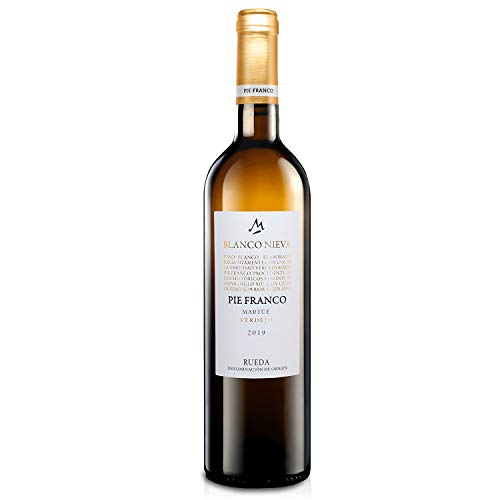 Martúe Blanco Nieva Pie Franco Vino Blanco Verdejo D.O. Rueda - 6 Botellas x 750 ml (2019, 6)