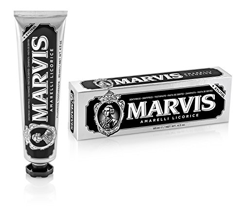 Marvis Dentífrico (Regaliz y Menta) - 85 ml, Negro (Pasta de dientes)