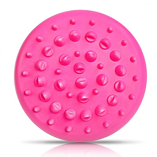 Masajes Cepillo Celulitis,Vococal Celulitis Cepillo de Cuerpo para Reducir depósitos grasos/Reparar piel/Elimina las toxinas/Aprieta tonifica (Rosa)