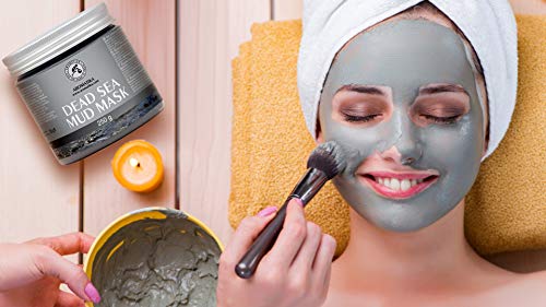 Máscara Cara & Cuerpo 250g - Barro Mineral del Mar Muerto & Aloe Vera - Hidrata y Pela Suavemente - Ricos Minerales de Barro del Mar Muerto - Eliminar Arrugas & Puntos Negros - Dead Sea Mud Mask