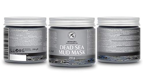 Máscara Cara & Cuerpo 250g - Barro Mineral del Mar Muerto & Aloe Vera - Hidrata y Pela Suavemente - Ricos Minerales de Barro del Mar Muerto - Eliminar Arrugas & Puntos Negros - Dead Sea Mud Mask