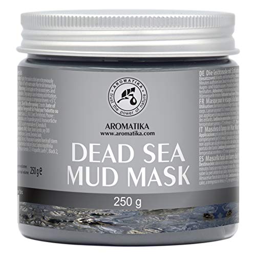 Máscara Cara & Cuerpo 250g - Barro Mineral del Mar Muerto & Aloe Vera - Hidrata y Pela Suavemente - Ricos Minerales de Barro del Mar Muerto - Eliminar Arrugas & Puntos Negros - Dead Sea Mud Mask