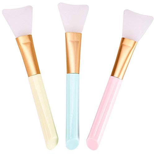 Máscara Cepillo, Juego con 3 máscaras Beauty Tool suave silicona Máscaras Pincel cara y loción corporal aplicador Herramientas
