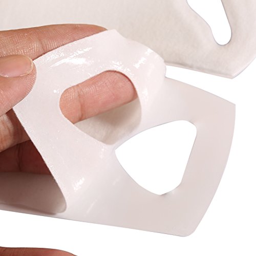 Máscara facial en forma de V de 10 piezas, para elevar el cuello y la barbilla, mascarilla adelgazante - Mascarilla hidratante reafirmante para estirar el rostro Anti-envejecimiento de la barbilla