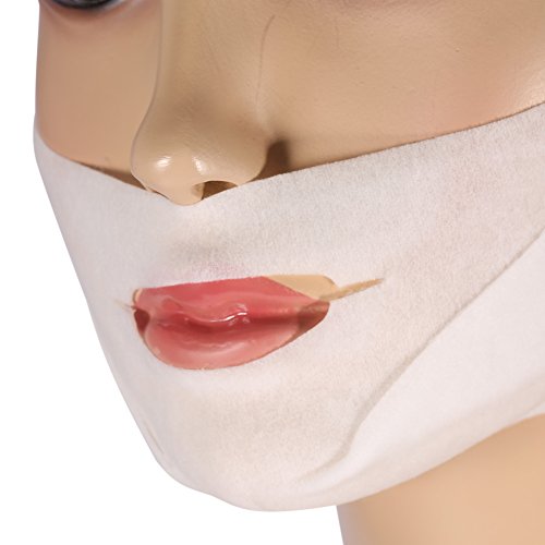 Máscara facial en forma de V de 10 piezas, para elevar el cuello y la barbilla, mascarilla adelgazante - Mascarilla hidratante reafirmante para estirar el rostro Anti-envejecimiento de la barbilla