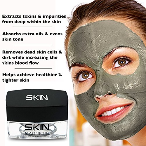 Máscara Skinapeel de barro de mar profundo magnética, elimina el acné, limpia los poros, elimina puntos negros, tratamiento para la edad
