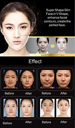 Máscara V Line Reductor de Mentón Doble Mascarilla Intensiva de Elevación, Antiarrugas para reafirmar, rejuvenecer e hidratar la piel del rostro y el cuello