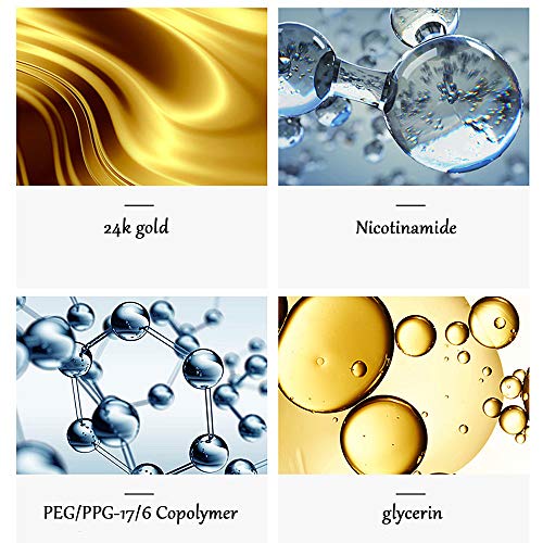 Mascarilla Exfoliante Facial y Limpiadoras, Sinicyder Mascarilla Puntos Negros, 24k Gold Facial Mask, Blackhead Remover Mask, Minimiza los Poros, Reduce las Arrugas y da una ez Radiante, 250 g