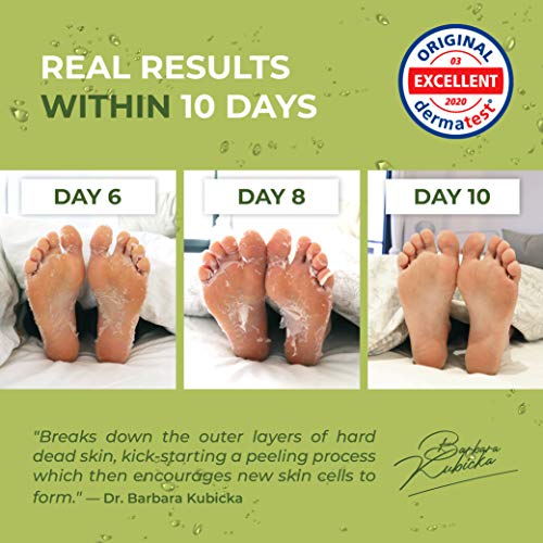 Mascarilla exfoliante para pelar los callos y durezas de pies - 2 pares - Elimina piel muerta y seca - Baby feet peel en 7 días, calcetines exfoliantes de pies - Foot Peeling Mask - Callos pies
