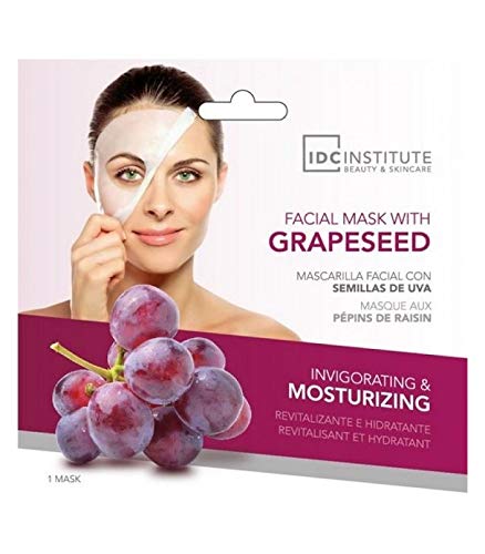 Mascarilla facial de frutas con semillas de uva IDC