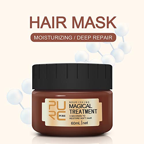 Mascarilla Hidratante Para El Cabello Y Acondicionador Profundo Mascarilla Desintoxicante Para El Cabello, Aceite De Argán Botánico Natural Mejoramiento De Las Raíces Capilares