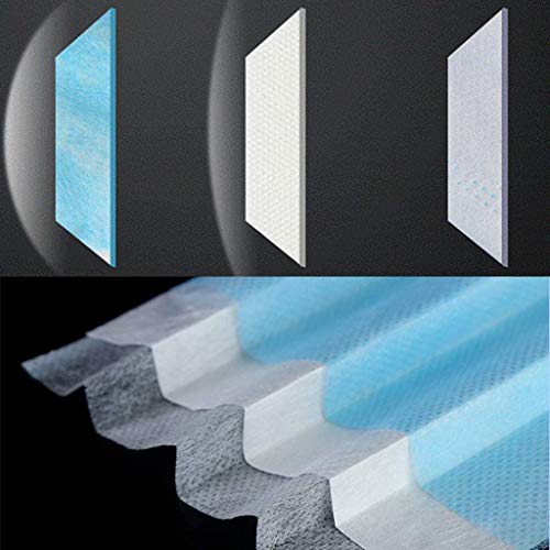 Mascarilla Higienica WottoCare, 50 uds/caja, 3 Capas/BFE ≥ 95% Mascarilla Facial de Filtración Material Filtro y non-woven, Mascara Certificada/Homologada