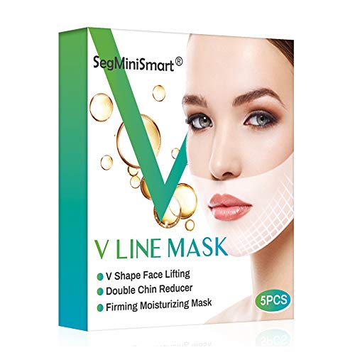 Mascarilla Papada,V Line Máscara,Facial Reafirmante Mascarilla,parche de estiramiento facial V Lifting,máscara de elevación V para levantamiento de mentón