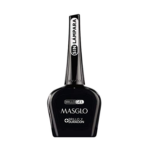 Masglo Brillo de uñas BRILLO GEL Top Sin Lámpara 13,5 mL
