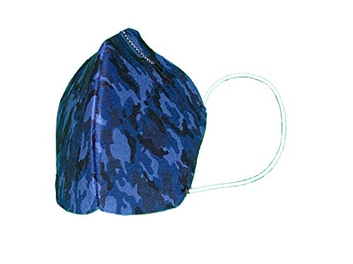 Maskin. Mascarilla higiénica reutilizable HOMOLOGADA UNE 0065. Pack 3 Uds. Diseñado y fabricado en España. (Adulto, Camouflage)