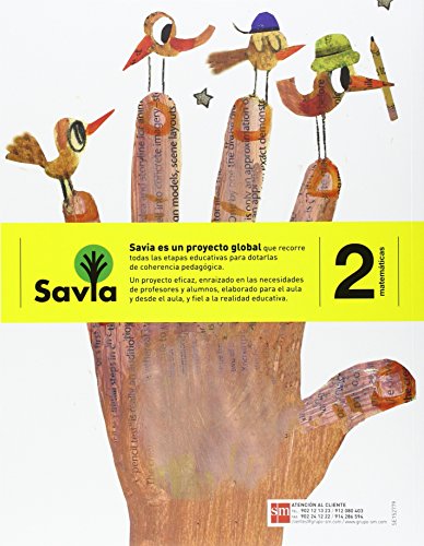 Matemáticas. 2 Primaria. Savia. Andalucía - 9788467575088