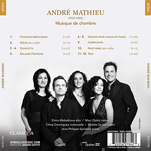 Mathieu, André : Musique de Chambre