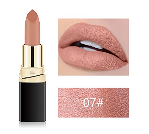 Matte Lipsticks Set(4PCS/Set), Nude Moisturizer Smooth Lip Stick, Waterproof Long Lasting Lipsticks